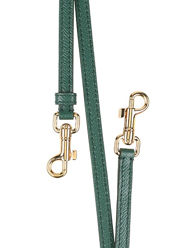 DOLCE&GABBANA Bag accessories & charms Emerald green Leather