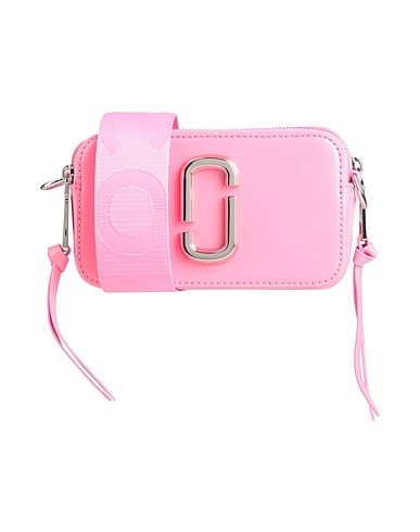MARC JACOBS Across-body bag Pink 100% Cotton, Cow leather
