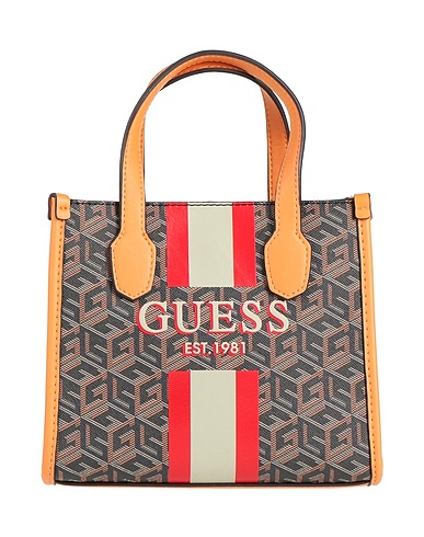 GUESS Handbag Orange 100% Polyurethane