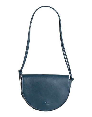 IL BISONTE Cross-body bags Deep teal Leather