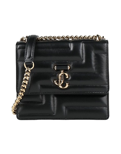 JIMMY CHOO Across-body bag Black 85% Lambskin, 15% Brass