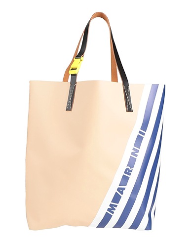 MARNI Handbag Beige 64% Polyurethane, 36% Polyester