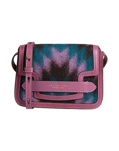THE BRIDGE Cross-body bags Mauve Leather, Textile fibers