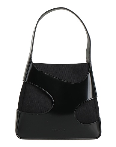 FERRAGAMO Handbag NERO Leather, Textile fibres