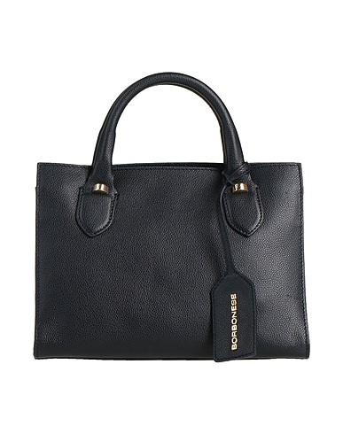 BORBONESE Handbag Midnight blue 100% Leather
