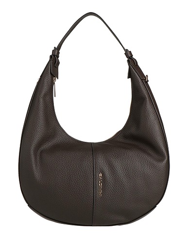 BALDININI Handbag Dark brown 80% Calfskin, 20% PVC - Polyvinyl chloride