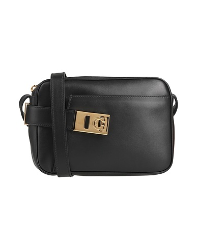FERRAGAMO Across-body bag Black Calfskin