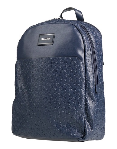 GUESS Rucksacks Navy blue 100% Polyurethane