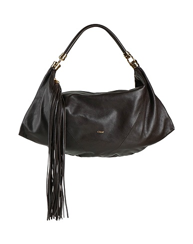CHLOÉ Handbag Dark brown Leather