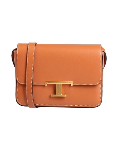 TOD'S Across-body bag Camel 100% Calfskin