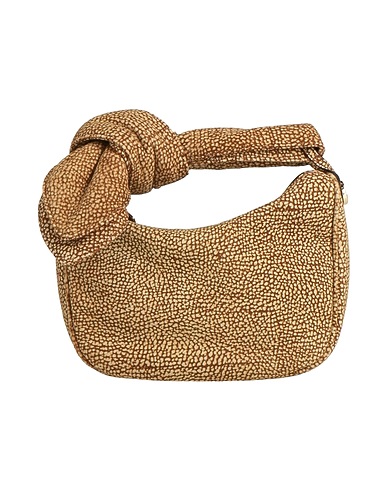 BORBONESE Handbag Brown 100% Leather