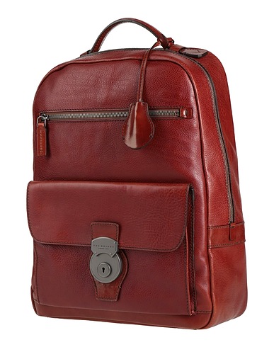 THE BRIDGE Backpacks Brown Leather