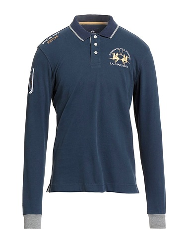 LA MARTINA Poloshirt Marineblau 100% Baumwolle