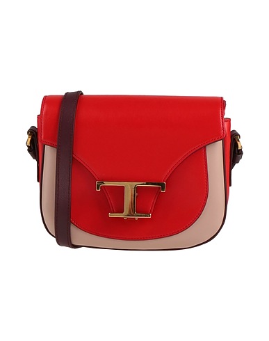 TOD'S Umhängetasche Rot Kalbsleder