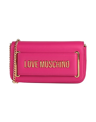 LOVE MOSCHINO クロスボディバッグ マゼンタ ポリウレタン 100%