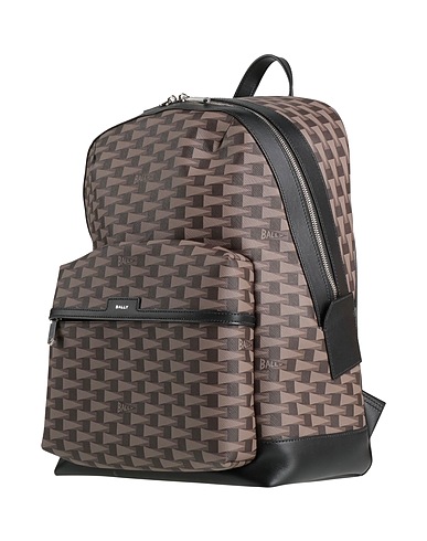 BALLY Rucksacks Taupe Textile fibres