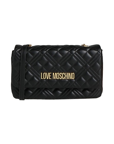 LOVE MOSCHINO Across-body bag Black 100% Polyurethane