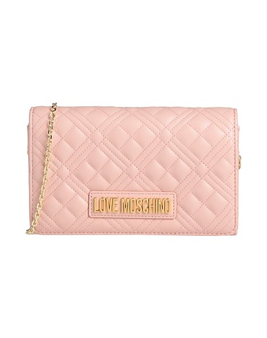 LOVE MOSCHINO Across-body bag Blush 100% Polyurethane