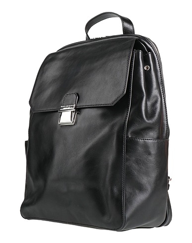 THE BRIDGE Backpacks Black Leather