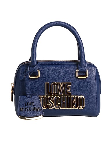 LOVE MOSCHINO Handtasche Blau 100% Polyurethan