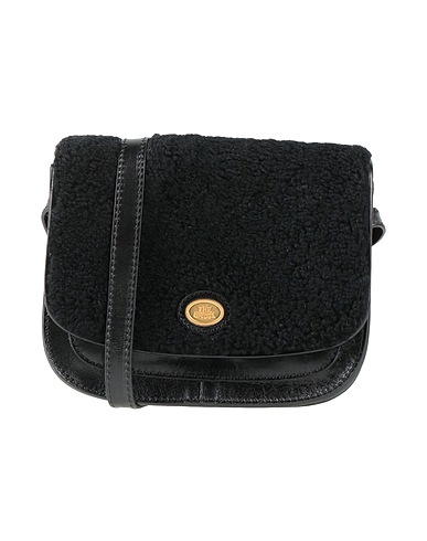 THE BRIDGE Across-body bag Black Cow leather