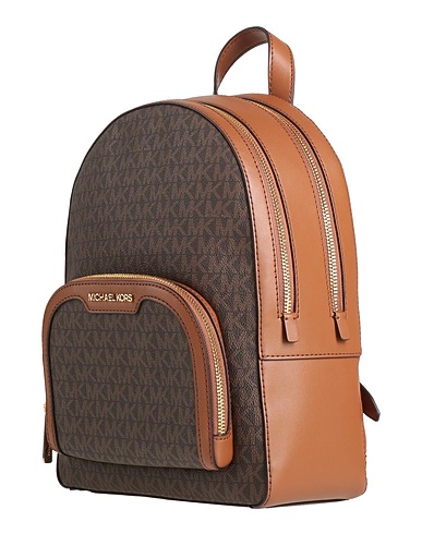 MICHAEL MICHAEL KORS Backpacks Brown 89% PVC - Polyvinyl chloride, 10% Polyester, 1% Polyurethane