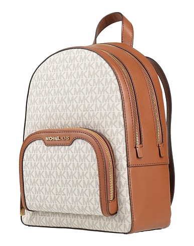 MICHAEL MICHAEL KORS Backpacks Ivory 89% PVC - Polyvinyl chloride, 10% Polyester, 1% Polyurethane