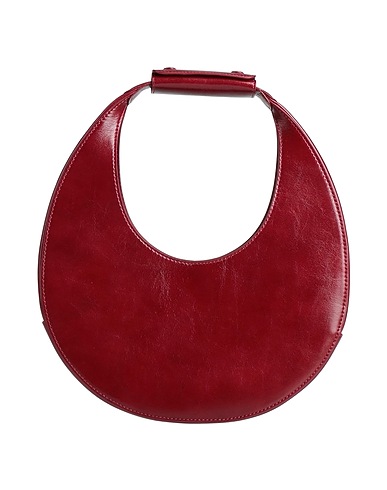 STAUD Handbag Burgundy Leather