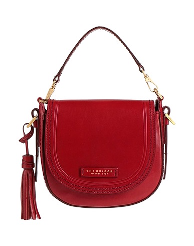 THE BRIDGE Handtasche Rot Rindsleder