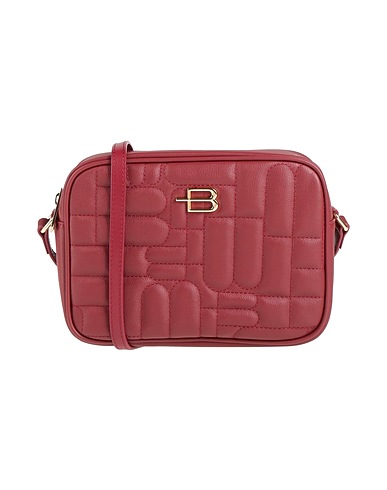 BALDININI Across-body bag Brick red 80% Calfskin, 20% PVC - Polyvinyl chloride