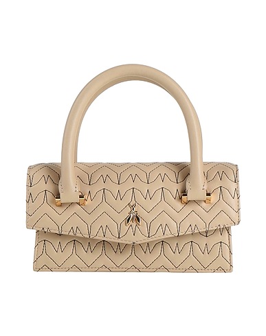 PATRIZIA PEPE Handbag Beige Leather