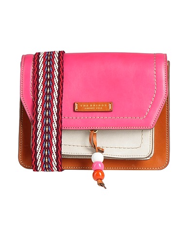THE BRIDGE Across-body bag Fuchsia Leather