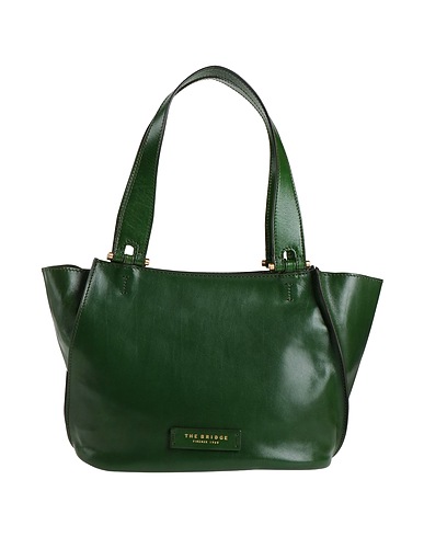 THE BRIDGE Handbag Green Leather