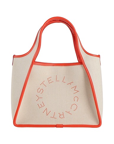 STELLA McCARTNEY Handbag Orange 56% Cotton, 44% Polyester