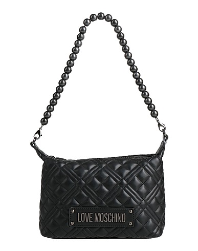 LOVE MOSCHINO Handbag Black 100% Polyurethane