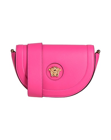 VERSACE Across-body bag Magenta 100% Calfskin