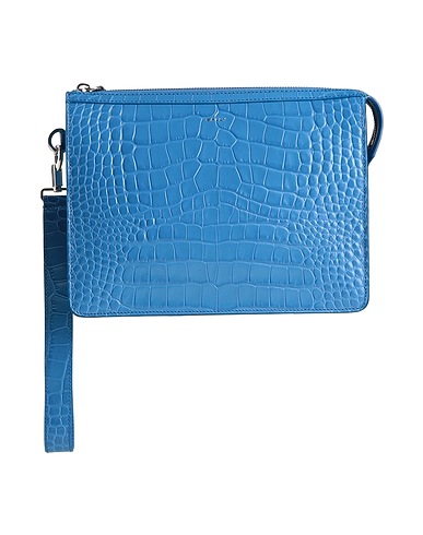 BALLY Handtasche Blau Leder