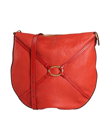 THE BRIDGE Across-body bag Brick red Leather
