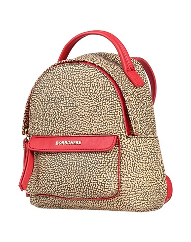 BORBONESE Rucksacks Sand 100% Polyurethane