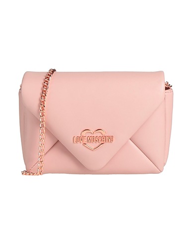 LOVE MOSCHINO Across-body bag Blush 100% Polyurethane