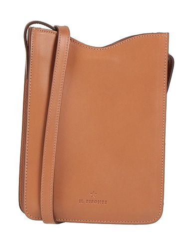 IL BISONTE Cross-body bags Brown Leather