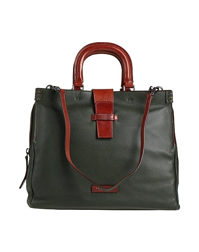 THE BRIDGE Handbag Dark green Leather