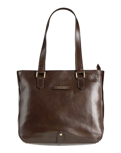 THE BRIDGE Handbag Dark brown Leather