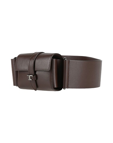 TOD'S Belt Bags Dark brown Leather