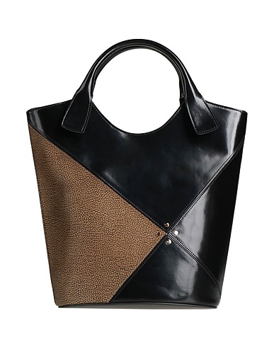 BORBONESE ハンドバッグ 革(なめし加工)