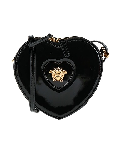 VERSACE YOUNG Handbags Black 100% Calfskin