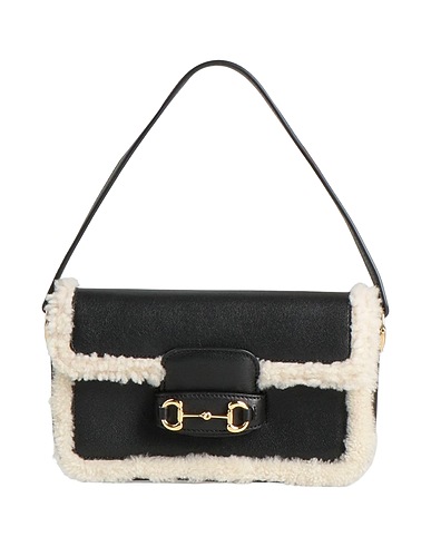 GUCCI Handbag Black Leather