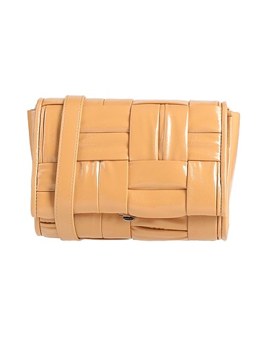 THEMOIRÈ Cross-body bags Camel Textile fibers