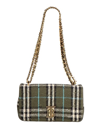 BURBERRY Shoulder bag 87% Cotton, 8% Wool, 5% Polyamide, Calf hair