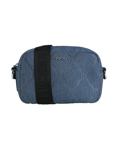 HUGO Cross-body bags Blue 100% Polyester